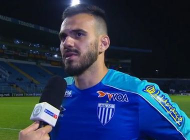 Goleiro do Avaí comenta derrota para o Bahia e aponta falta de atenção do Avaí