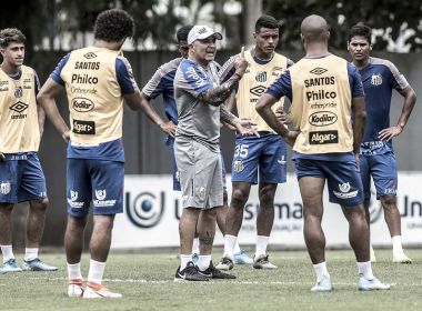 Sem Vanderlei e Pituca, Santos inicia preparação para enfrentar o Bahia