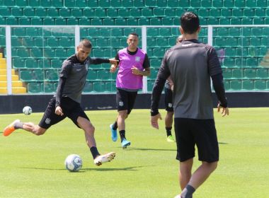 De olho no Vitória, Figueirense treina com portões fechados no Orlando Scarpelli