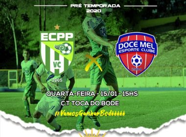 Vitória da Conquista encara Doce Mel no último amistoso antes da estreia no Baianão