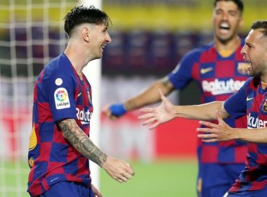 Messi atinge marca dos 700 gols na carreira no empate do Barcelona com Atlético de Madrid