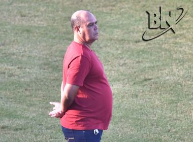 Beto Oliveira lamenta início do Flu de Feira no jogo contra Bahia: 'Tomamos gol cedo'