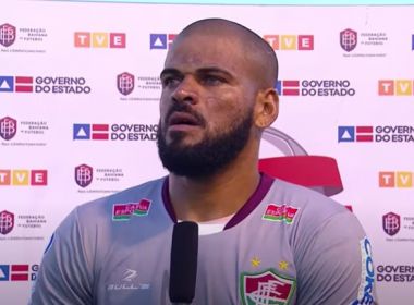 Triunfo mostra capacidade do Flu de Feira de brigar pelo G-4 do Baianão, diz goleiro