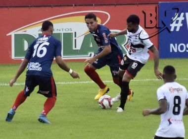 Em jogo eletrizante, Atlético e Bahia de Feira empatam no 1º jogo da final do Baianão