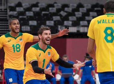Em virada emocionante, Brasil vence a Argentina no vôlei masculino
