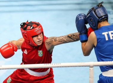 Bia Ferreira estreia com vitória por unanimidade no boxe olímpico em Tóquio