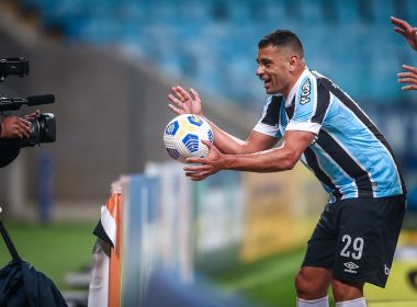 Diego Souza elogia o Grêmio após vitória sobre o Bahia: 'Equipe foi fantástica'