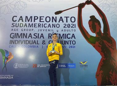 Ginástica Rítmica: Baiana é prata no geral no Sul-Americano; Brasil é campeão por equipe