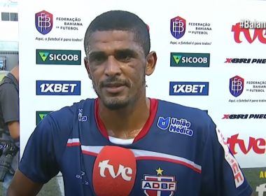 'Não fizemos um bom jogo', avalia Deon após empate do Bahia de Feira na Arena Cajueiro