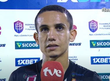 Thiaguinho lamenta falha do Atlético de Alagoinhas no empate do Jacuipense