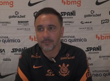 Após revés, Vítor Pereira se diz 'desgostoso com incapacidade' do Corinthians de reagir