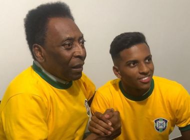Pelé parabeniza Rodrygo por dois gols na semifinal da Champions: 'Você é iluminado'