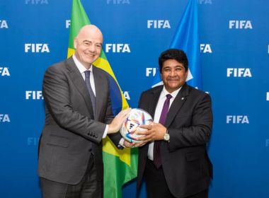 Em reunião na Fifa, Ednaldo Rodrigues pede punição rigorosa para atos de racismo