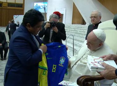 Em evento sobre inclusão no Vaticano, Ednaldo Rodrigues é recebido pelo Papa