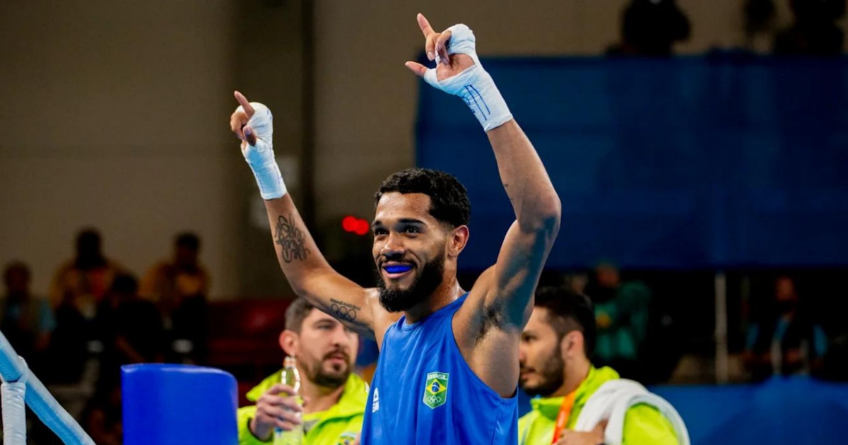 Luiz Oliveira Bolinha garante a vaga no boxe brasileiro nos jogos ...