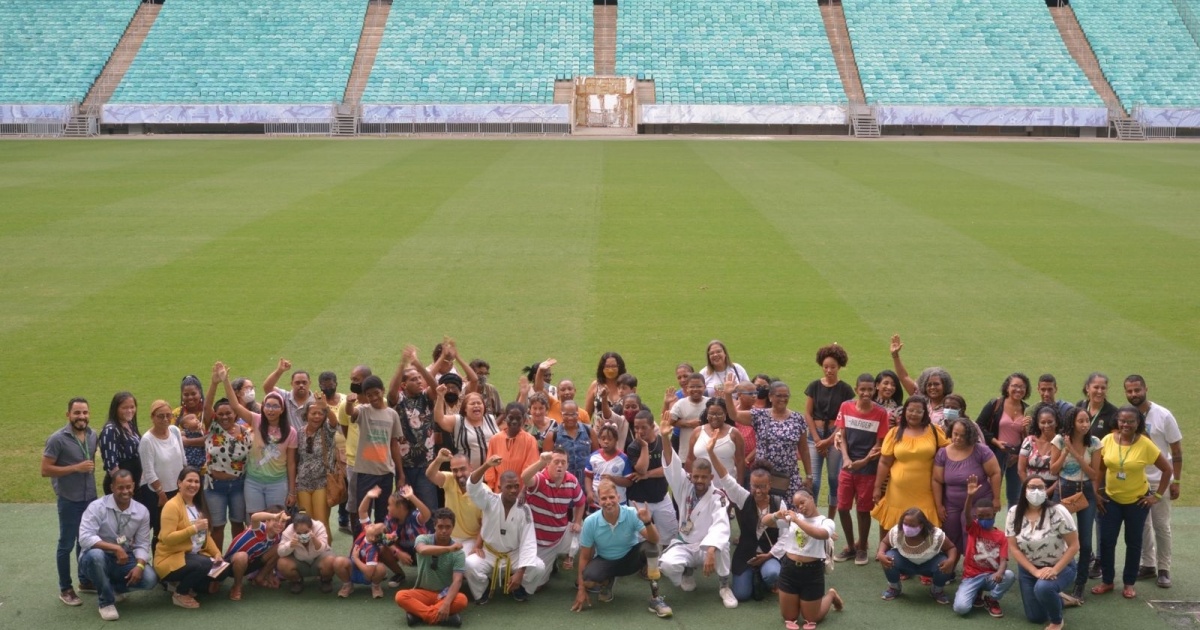Apae Apae Salvador promove visita guiada à Arena Fonte Nova com usuários ...