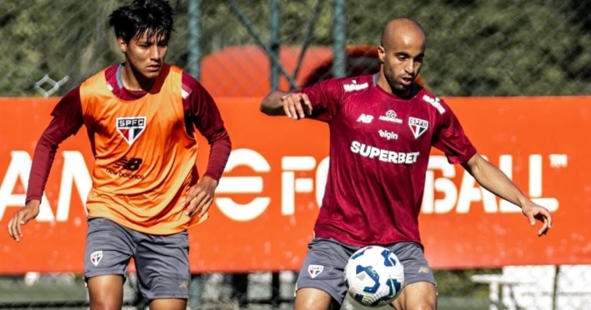 Há três meses fora, Lucas Moura pode voltar ao São Paulo contra o Vitória