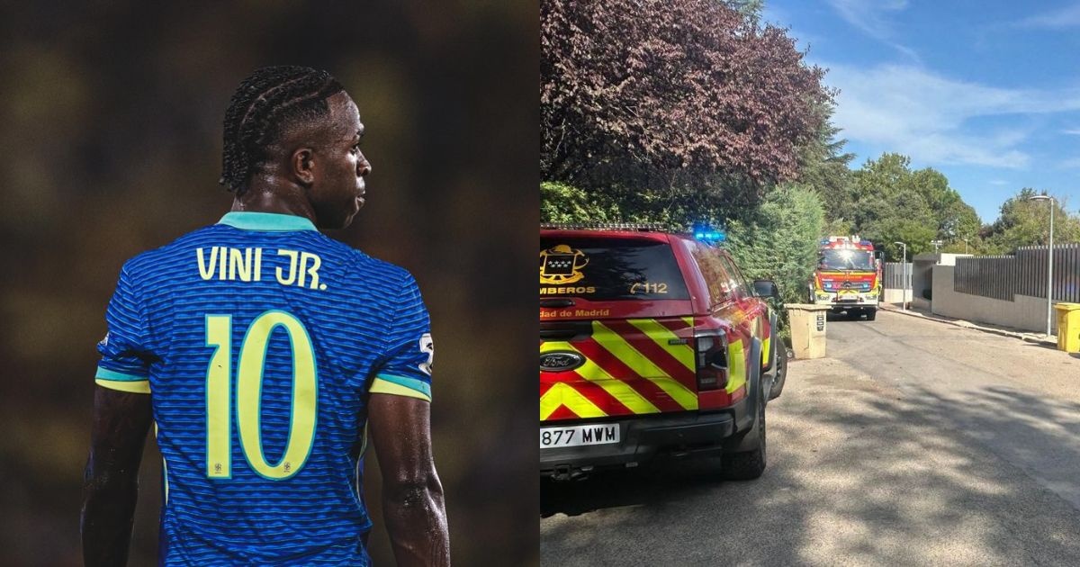 URGENTE: Incêndio atinge a casa de Vinícius Jr. em Madri! Veja o que aconteceu