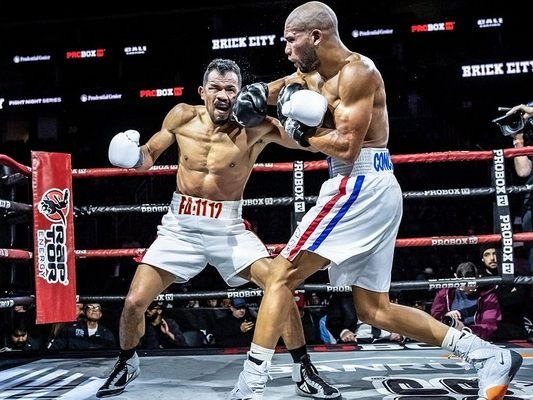 Pugilista baiano, Hebert Conceição reage após susto e conquista vitória importante nos EUA