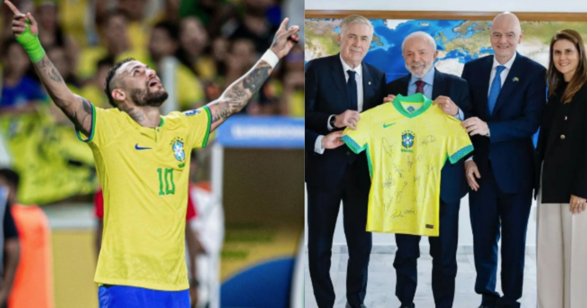 VÍDEO: Lula revela que Ancelotti lhe perguntou se deveria convocar Neymar para Copa: 