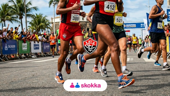 A Corrida do Leão amplia o alcance do patrocínio do Skokka junto à torcida do Vitória em Salvador