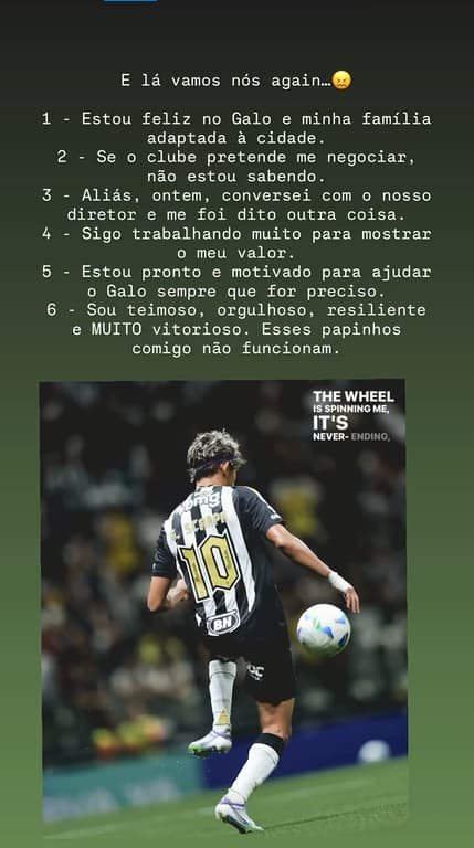 Gustavo Scarpa em ação pelo Atlético-MG