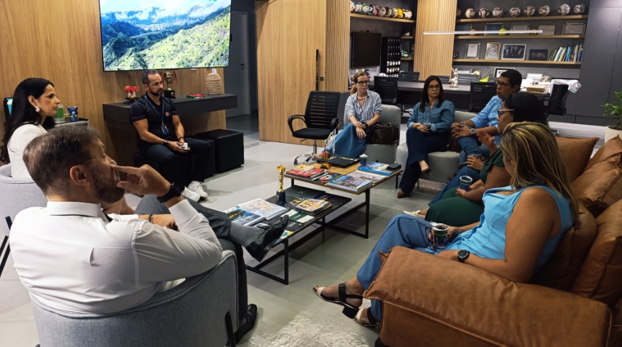 Diretoria da FBF recebe grupo de trabalho da Prefeitura de Salvador para discutir Copa do Mundo Feminina de 2027
