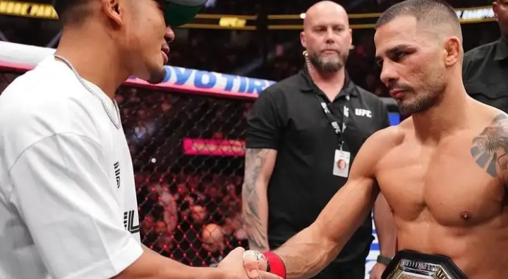 Pantoja discute com Joshua Van e é contido por Dana White em coletiva do UFC 331