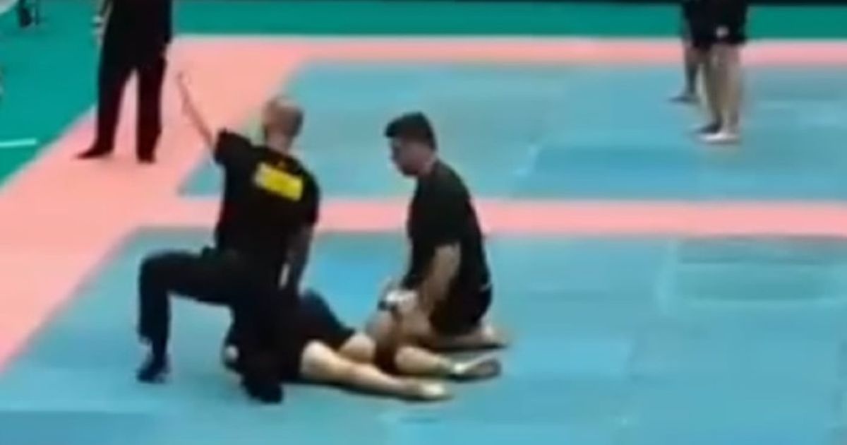 Faixa-preta perde movimentos após golpe proibido em luta de jiu-jitsu