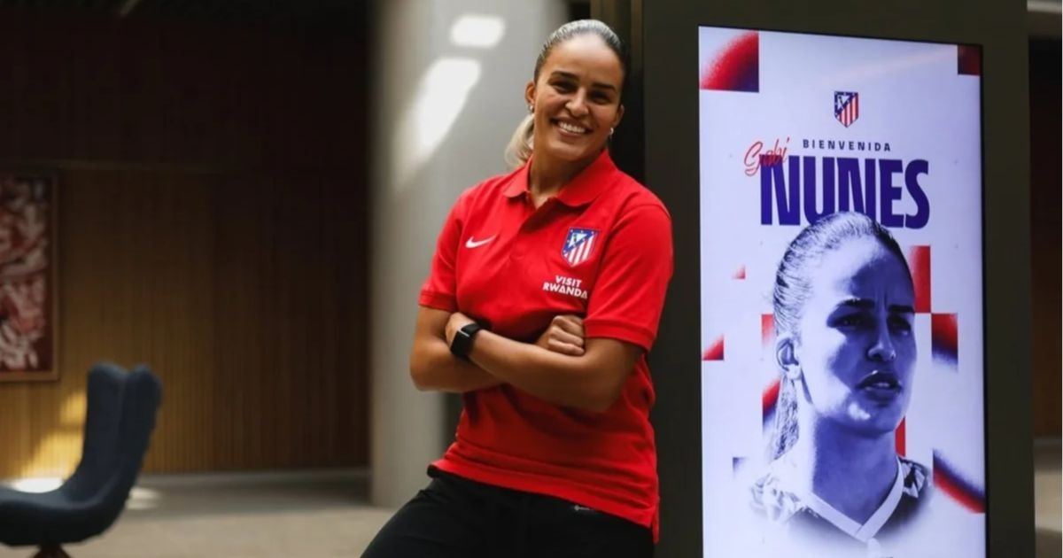 Gabi Nunes é anunciada pelo Atlético de Madrid após rescisão com o Orlando Pride