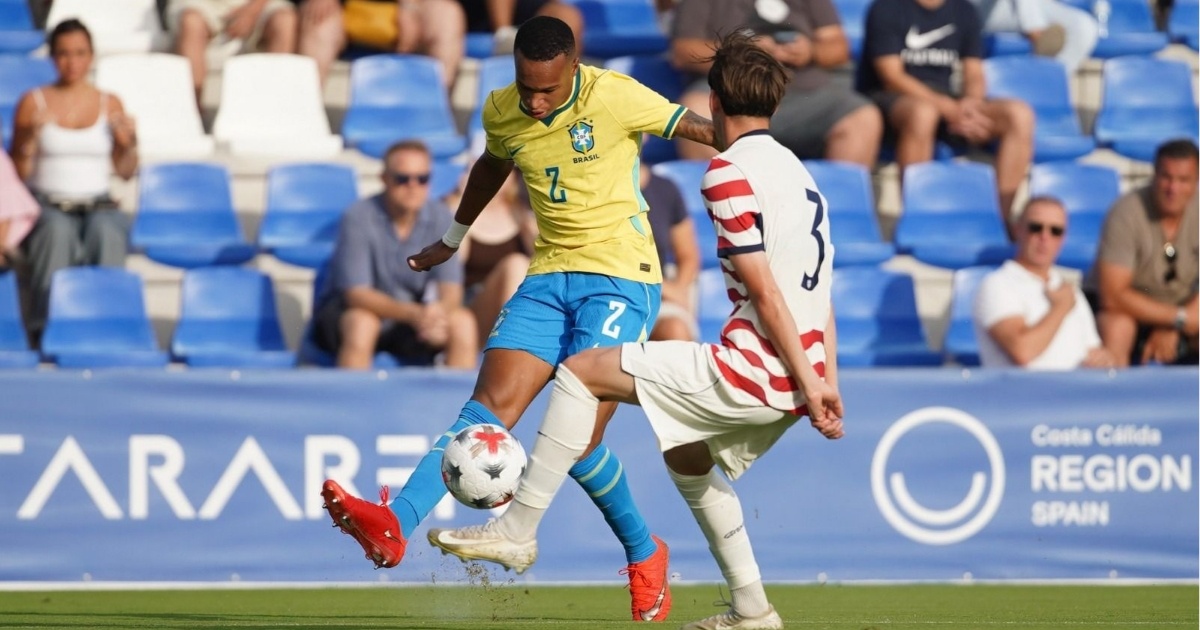 Brasil Sub-20 vence Estados Unidos e mantém 100% em amistosos na Espanha