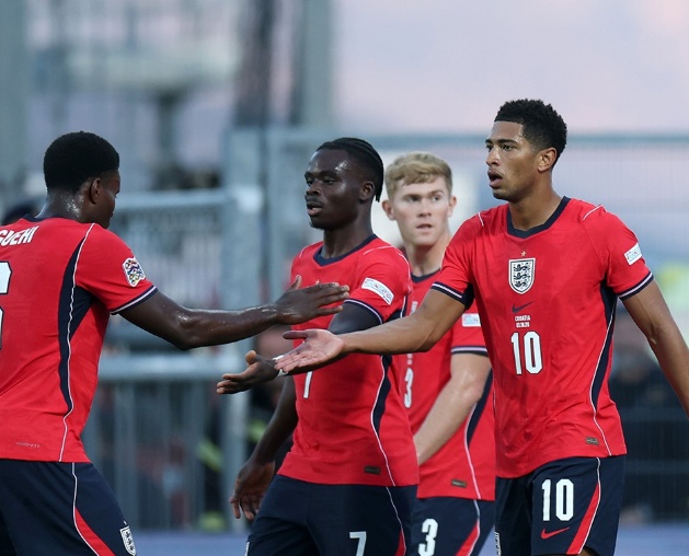 Inglaterra aplica goleada de 7 a 0 na Croácia pela terceira rodada da Liga das Nações