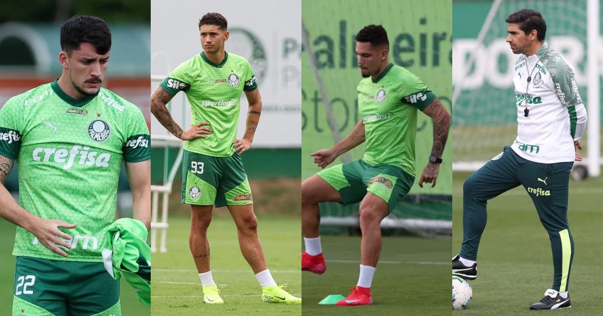 Palmeiras pode ter até quatro baixas no elenco contra o Bahia; veja situação dos convocados