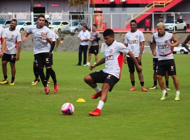 Vitória segue preparação para o clássico contra o Bahia