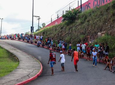 Ba-Vi: Torcida do Vitória faz fila no Barradão por ingresso da final do Campeonato Baiano