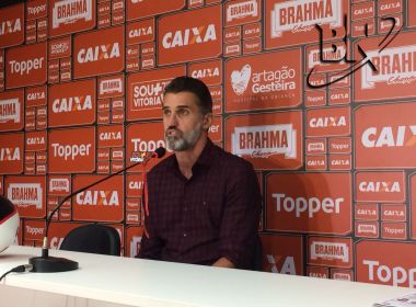 Mancini cobra evolução do time: 'O futebol que o Vitória joga tem que ser melhor'