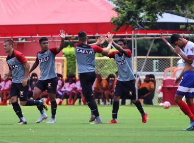 Sub-23 do Vitória vence o Bahia de Feira em jogo-treino no Barradão