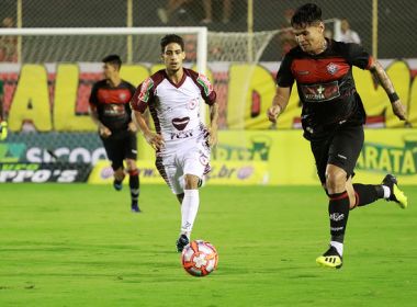 Léo Ceará vê 'um pouco de falta de qualidade' do Vitória no empate com o Jacuipense