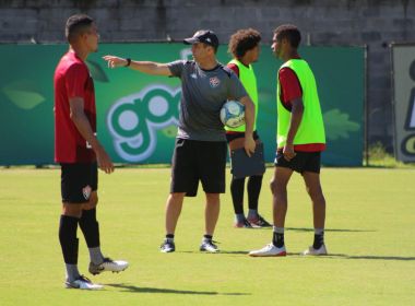 Com treino tático, Vitória segue preparação para duelo contra o Criciúma
