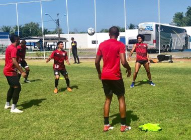 No CT do CSA, Vitória finaliza preparação para enfrentar o CRB