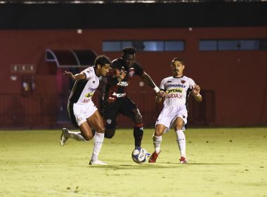 Autor de dois gols pelo Vitória, Jordy Caicedo vibra: 'Estava esperando muito'