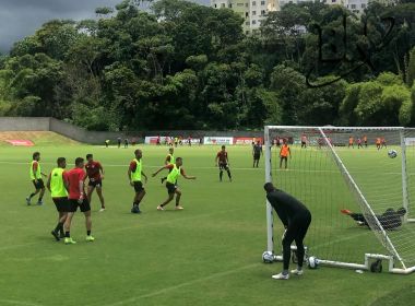 Vitória segue preparação para enfrentar o Bahia pela Copa do Nordeste