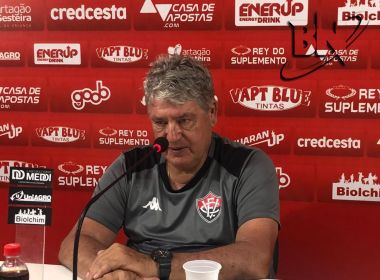 Sem mistério! Geninho revela escalação do Vitória para duelo contra o Lagarto