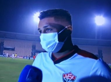 Após definir placar para o Vitória novamente, Samuel valoriza empate na Copa do Nordeste