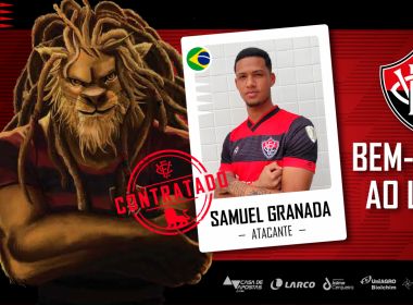Vitória anuncia contratação do atacante Samuel Granada