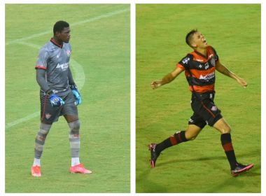 Diagnosticados com Covid-19, Yuri e Eduardo desfalcam o Vitória contra o Flu de Feira