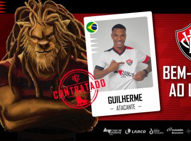 Vitória anuncia contratação do atacante Guilherme Santos