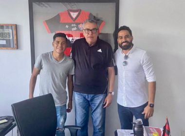 Vitória anuncia contratação por empréstimo do boliviano Alain Niño