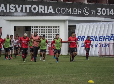 Elenco do Vitória recebe folga nesta segunda-feira; grupo se reapresenta na terça