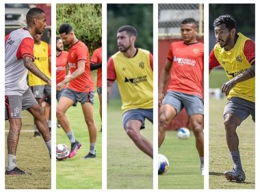 Cinco jogadores ficam fora dos planos do Vitória para a sequência da Série B